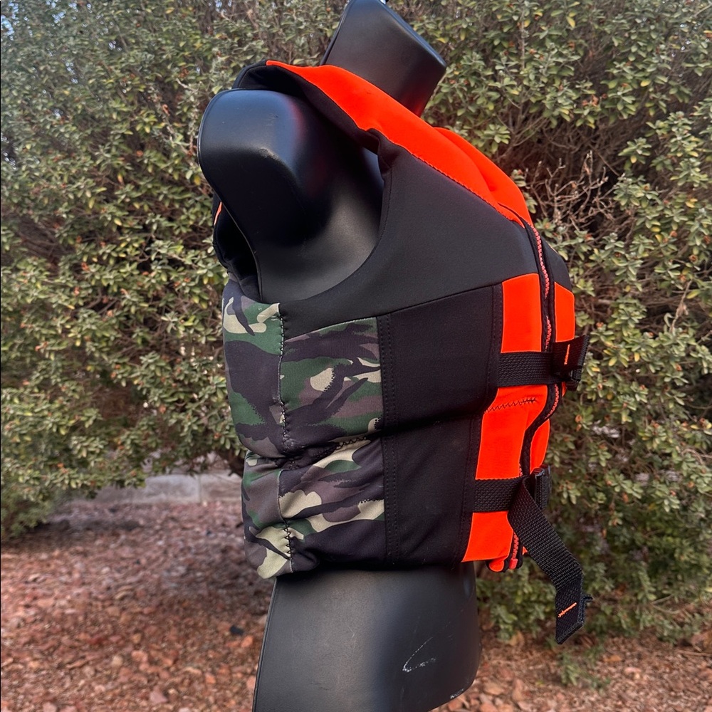 Hyperlite Orange and Black Life Vest - Picture 5 of 17